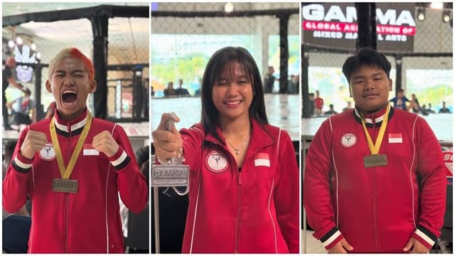 Indonesia Raih 14 Medali di Kejuaraan Dunia MMA 2025 Brasil