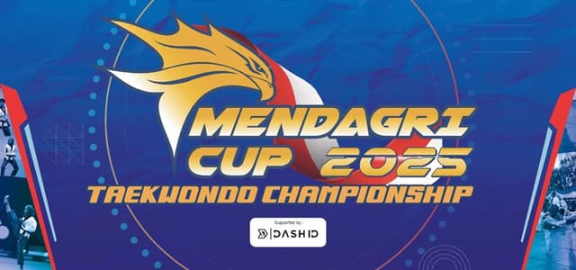 EVENT SELANJUTNYA: Mendagri Cup 2025 Taekwondo Championship 22-24 Agustus