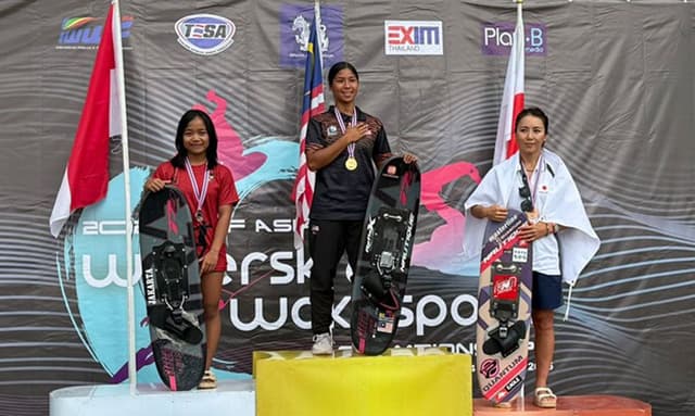 Nisrina Nailah Putri Kibarkan Merah Putih di Asian Waterski and Wakesports Championships IWWF