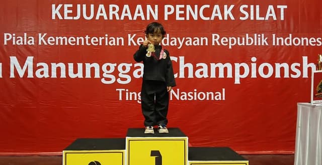 Pesilat Cilik Bogor Raih Medali Emas di Kejuaraan Pencak Silat Piala Kementerian Kebudayaan RI