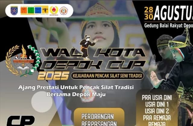 EVENT SELANJUTNYA: Kejuaraan Pencak Silat Seni Tradisi Wali Kota Depok Cup 2025