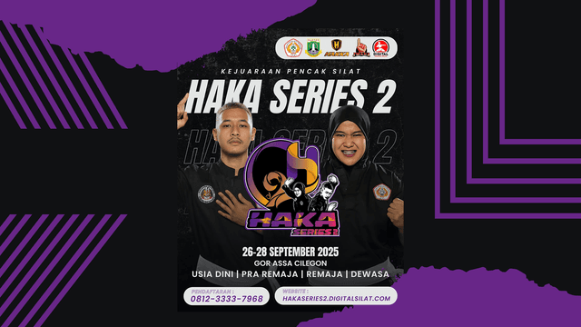 EVENT SELANJUTNYA: Kejuaraan Pencak Silat HAKA SERIES 2 Tahun 2025