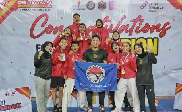 Gelora Semangat Cilegon Baja Club, Bidik 15 Emas di CNN Indonesia Taekwondo Championship 2